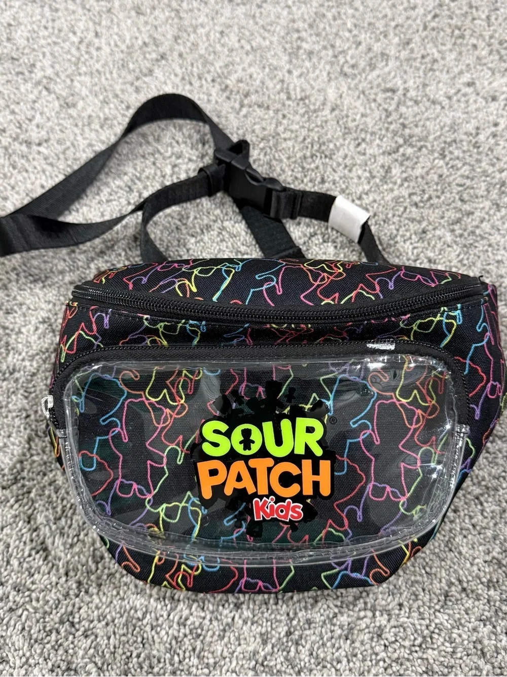 Loungefly/Sour Patch Kids Printed Belt Bag Fanny Pack Adjustable Strap NWOT